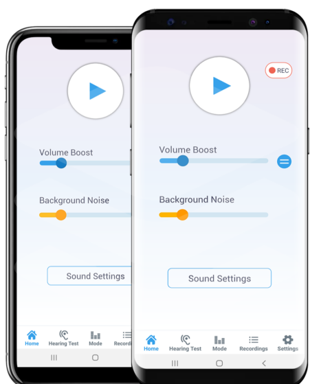 sound amplifier for android & iOS